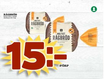 Prisma Mat Rågbröd erbjuda