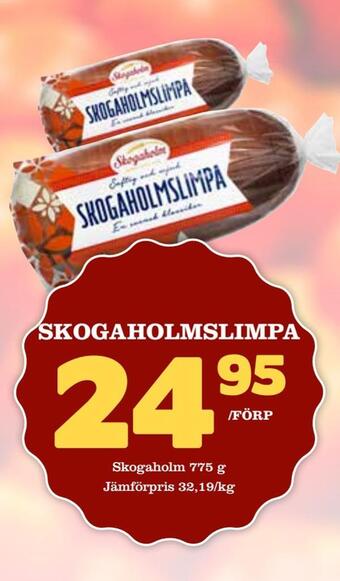 Prisma Mat Skogaholmslimpa erbjuda