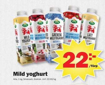 Pekås Mild yoghurt erbjuda