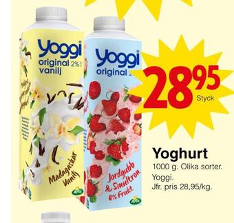Matöppet Yoghurt erbjuda