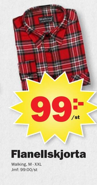 Pekås Flanellskjorta erbjuda