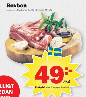Pekås Revben erbjuda