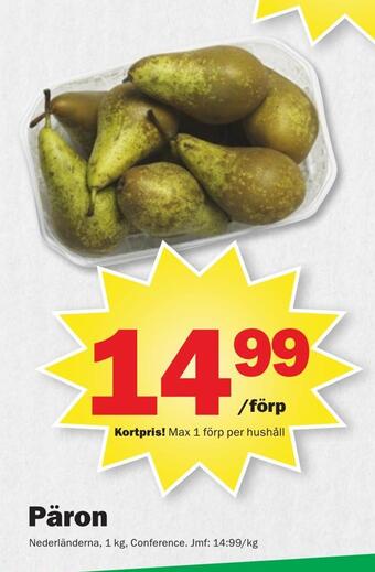 Pekås Päron erbjuda