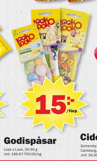 Pekås Godispåsar erbjuda