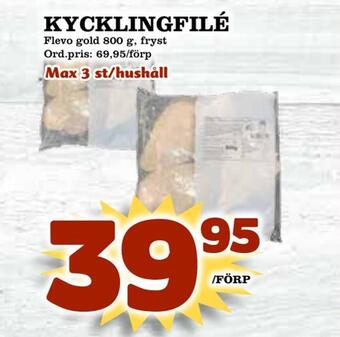 Supergrossen Kycklingfilé erbjuda