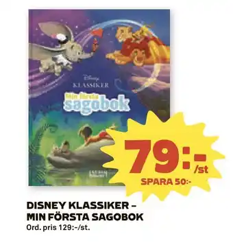 Disney klassikermin första sagobok