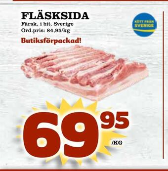 Supergrossen Fläsksida erbjuda