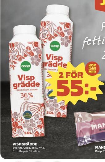 Stora Coop Vispgrädde erbjuda