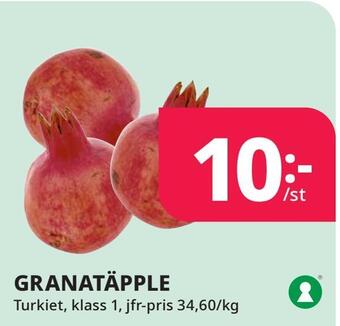 Tempo Granatäpple erbjuda