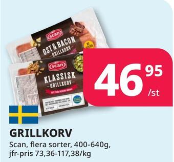 Tempo Grillkorv erbjuda