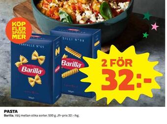 Coop Pasta erbjuda