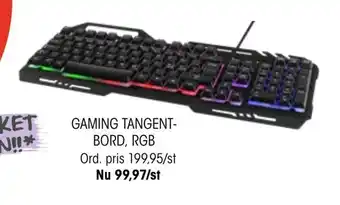 EKO Gaming tangentbord, rgb erbjuda