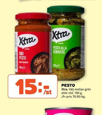 Coop Pesto erbjuda