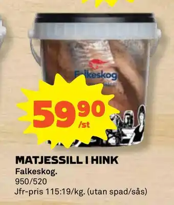 Matjessill i hink