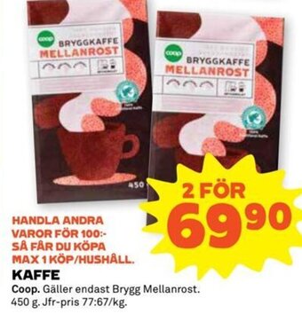 Stora Coop Kaffe erbjuda