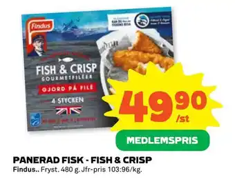 Panerad fisk - fish & crisp