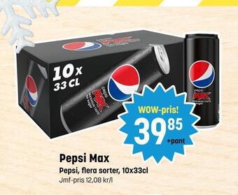Eurocash Pepsi max erbjuda