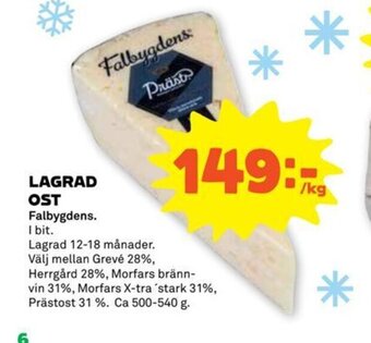 Stora Coop Lagrad Ost erbjuda