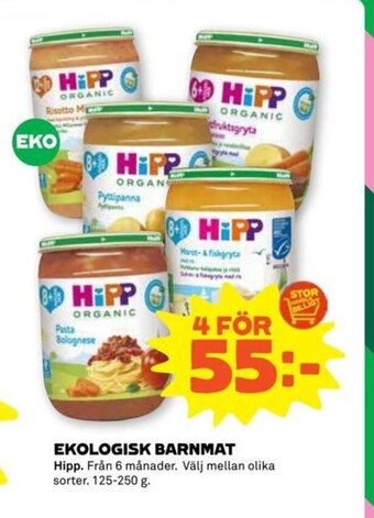 Stora Coop Ekologisk Barnmat erbjuda
