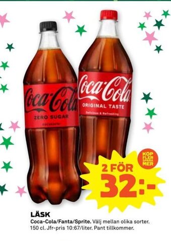 Stora Coop Läsk erbjuda