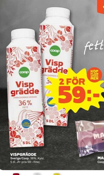 Stora Coop Vispgrädde erbjuda
