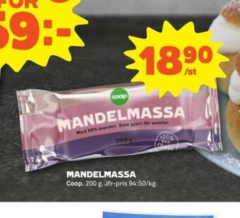 Stora Coop Mandelmassa erbjuda