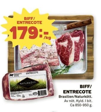 Stora Coop Biff/ Entrecote erbjuda