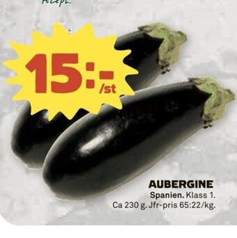 Stora Coop Aubergine erbjuda