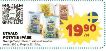Stora Coop Utvald Potatis i Påse erbjuda