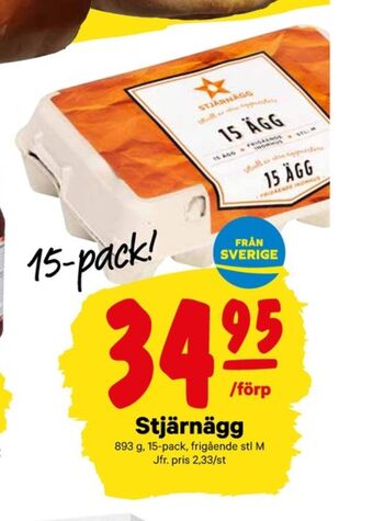City Gross Stjärnägg ägg erbjuda