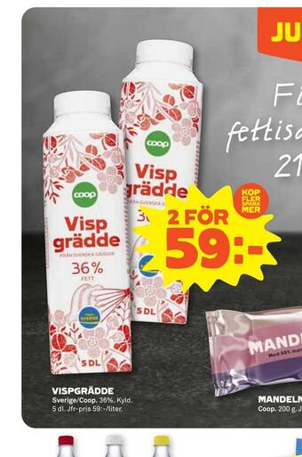 Coop Forum Vispgrädde erbjuda