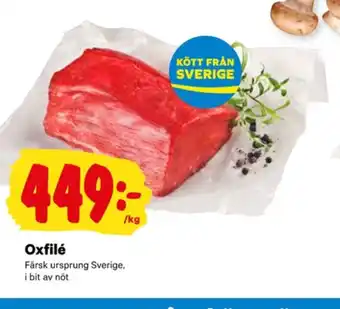 City Gross Johan jureskog oxfilé erbjuda