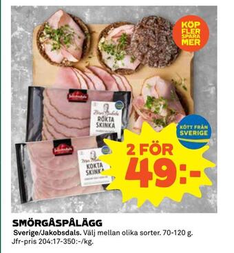 Coop Extra Smörgåspålägg erbjuda