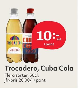 Hemköp Trocadero, cuba cola erbjuda