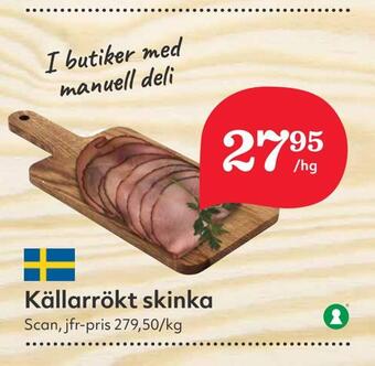 Hemköp Källarrökt skinka erbjuda