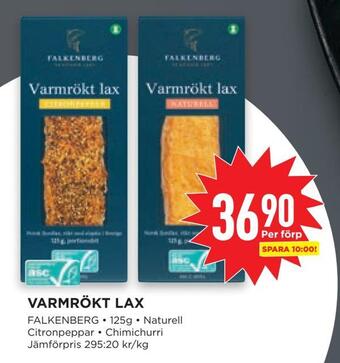 Willys Varmrökt lax erbjuda