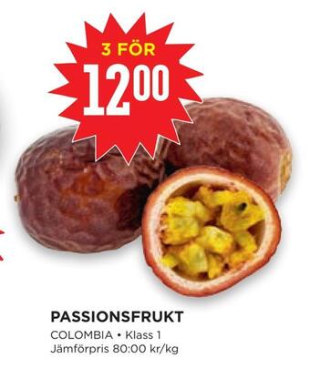 Willys Passionsfrukt erbjuda