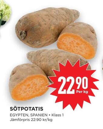 Willys Sötpotatis erbjuda