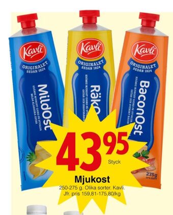 Matöppet Kavli mjukost erbjuda