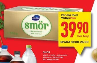 Willys Smör erbjuda