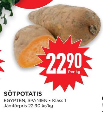 Willys Hemma Sötpotatis erbjuda