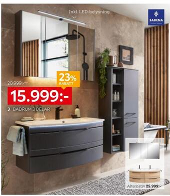 XXXLutz Badrum bonn 3 delar erbjuda