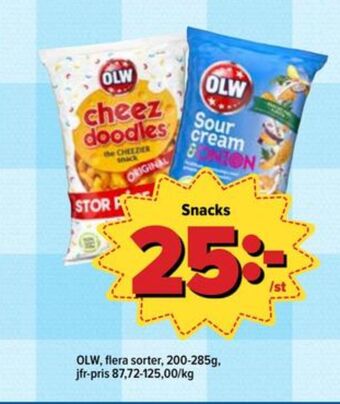 Östenssons Olw chips erbjuda