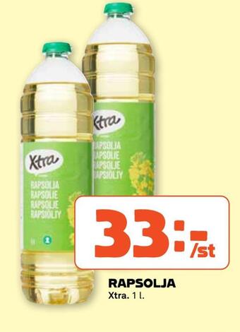 Coop Extra Rapsolja erbjuda