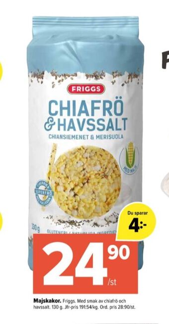 Friggs majskakor
