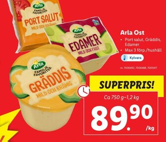 Lidl Arla Ost erbjuda