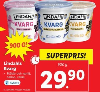 Lidl Lindahls Kvarg erbjuda