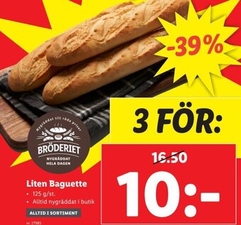 Lidl Liten Baguette erbjuda