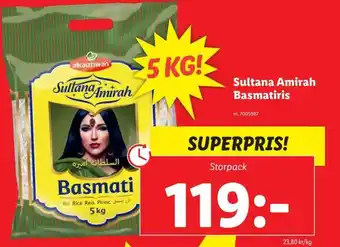 Lidl Sultana Amirah Basmatiris erbjuda