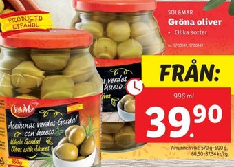 Lidl Gröna oliver erbjuda